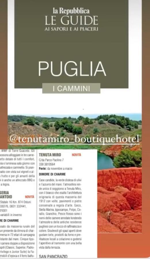 Tenuta Miro Ostuni Εξωτερικό φωτογραφία